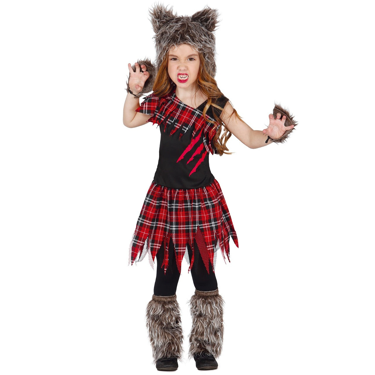 Fato de Lobo Rebelde para menina