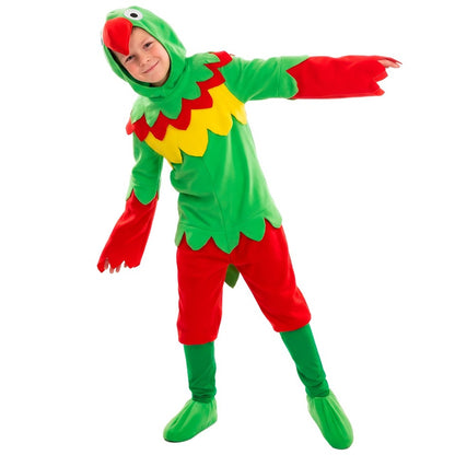 Fato de Loro Papagaio Multicolor infantil