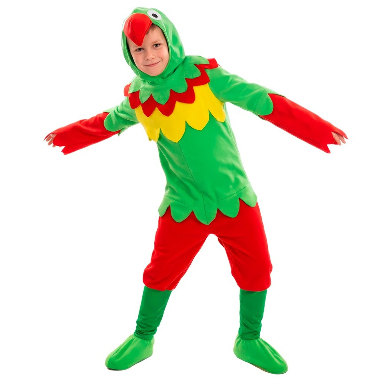 Fato de Loro Papagaio Multicolor infantil