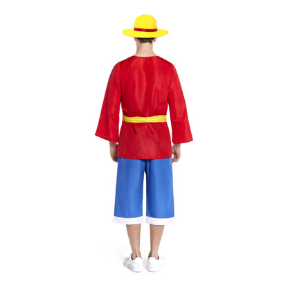 Fato de Luffy One Piece Aventureiro para adulto