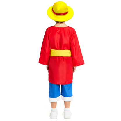 Fato de Luffy One Piece Aventureiro infantil