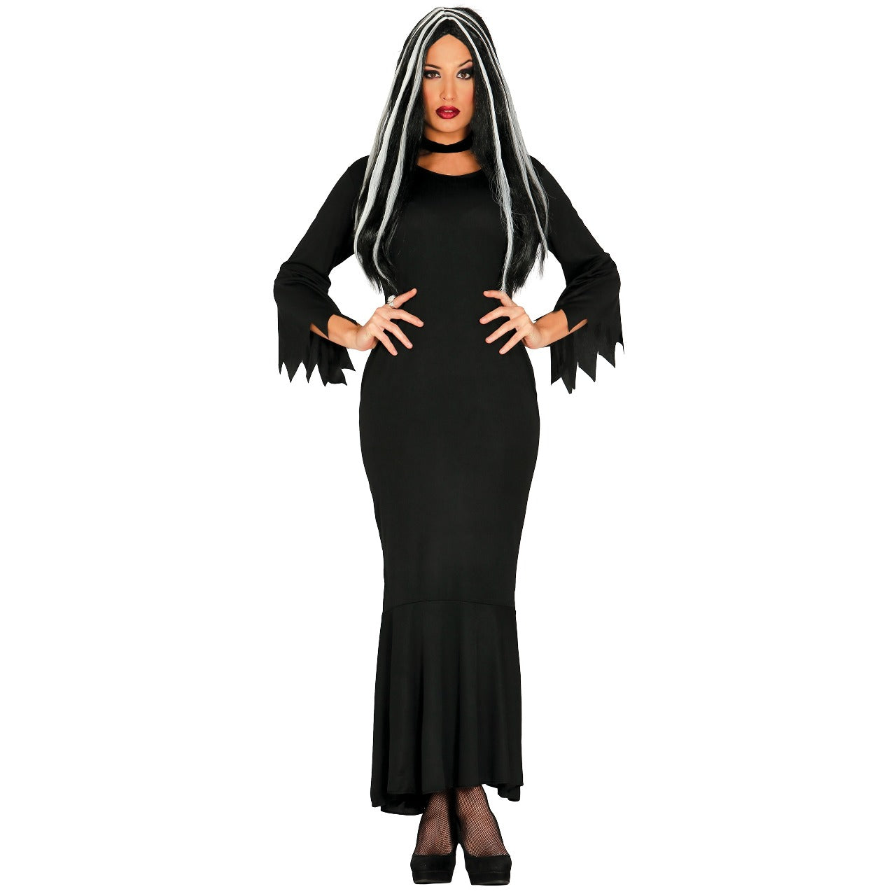 Fato de Mãe Sinistra Preto para mulher