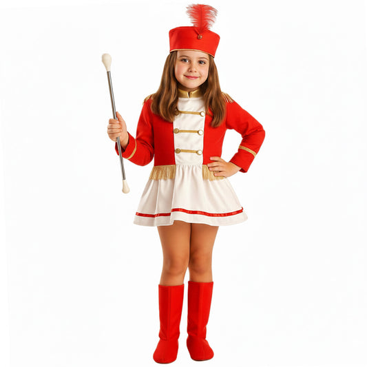 Fato de Majorete Twirling para menina
