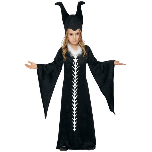 Fato de Maléfica Feiticeira Eco para menina