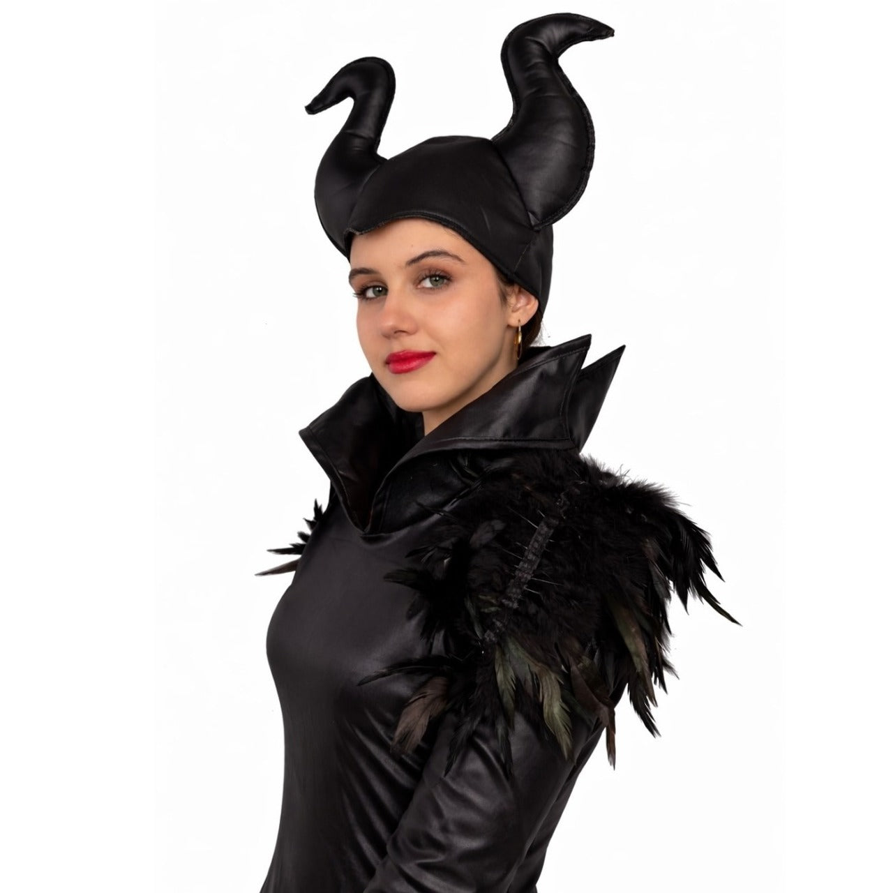 Fato de Maléfica Plumas para mulher