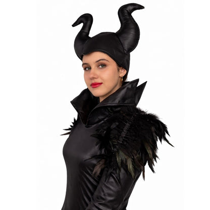 Fato de Maléfica Plumas para mulher