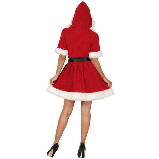 Fato de Mãe Natal Bicolor para mulher