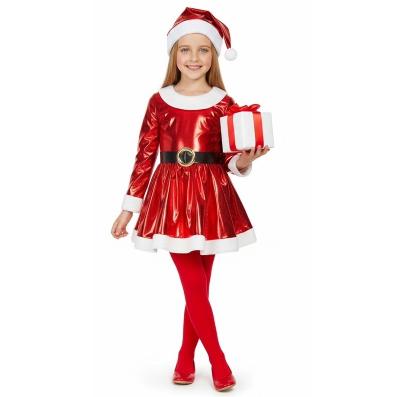 Fato de Mamã Natal Eléctrica para menina