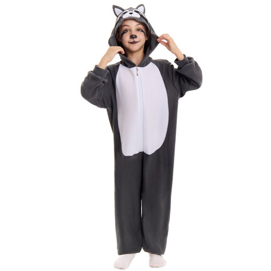 Fato de Guaxinim Cinzento infantil