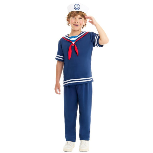 Fato de Marinheiro Azul para menino
