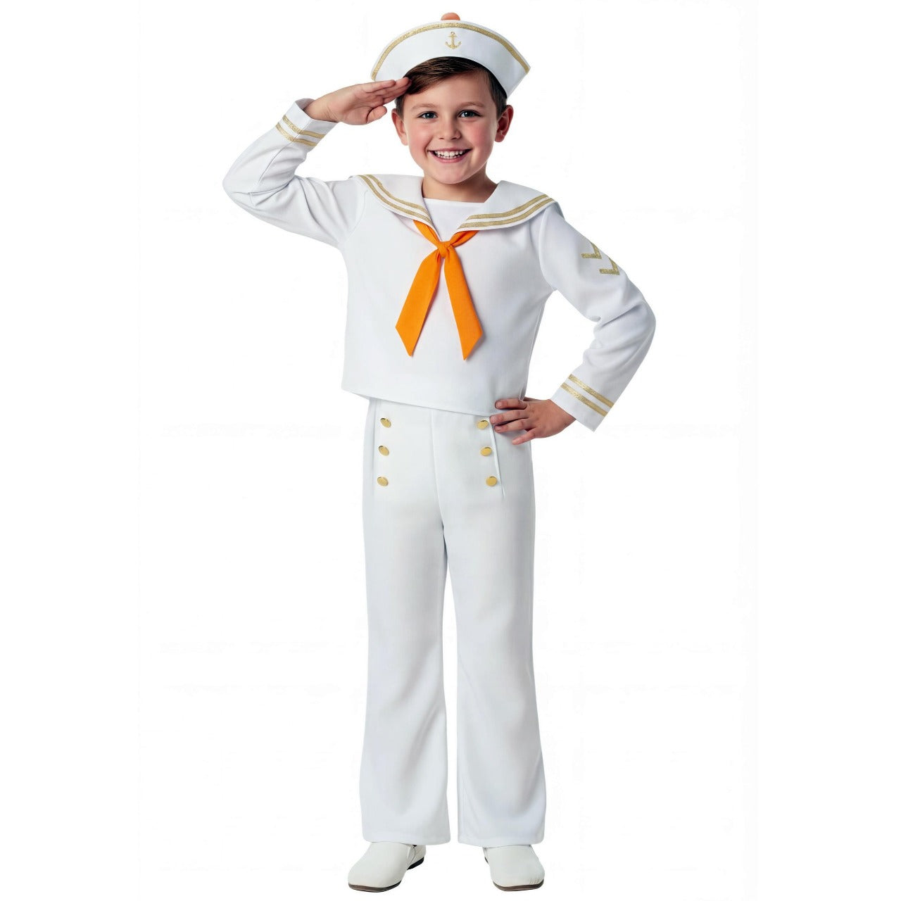 Fato de Marinheiro Branco infantil