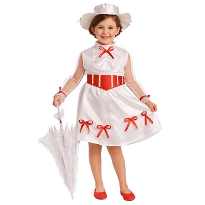Fato de Ama Poppins Mágica para menina