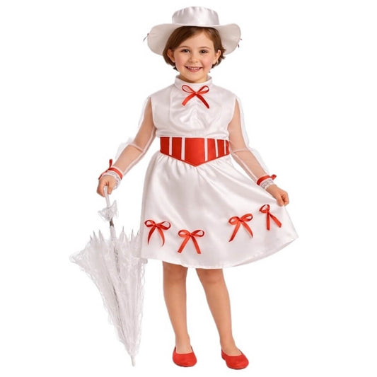 Fato de Ama Poppins Mágica para menina