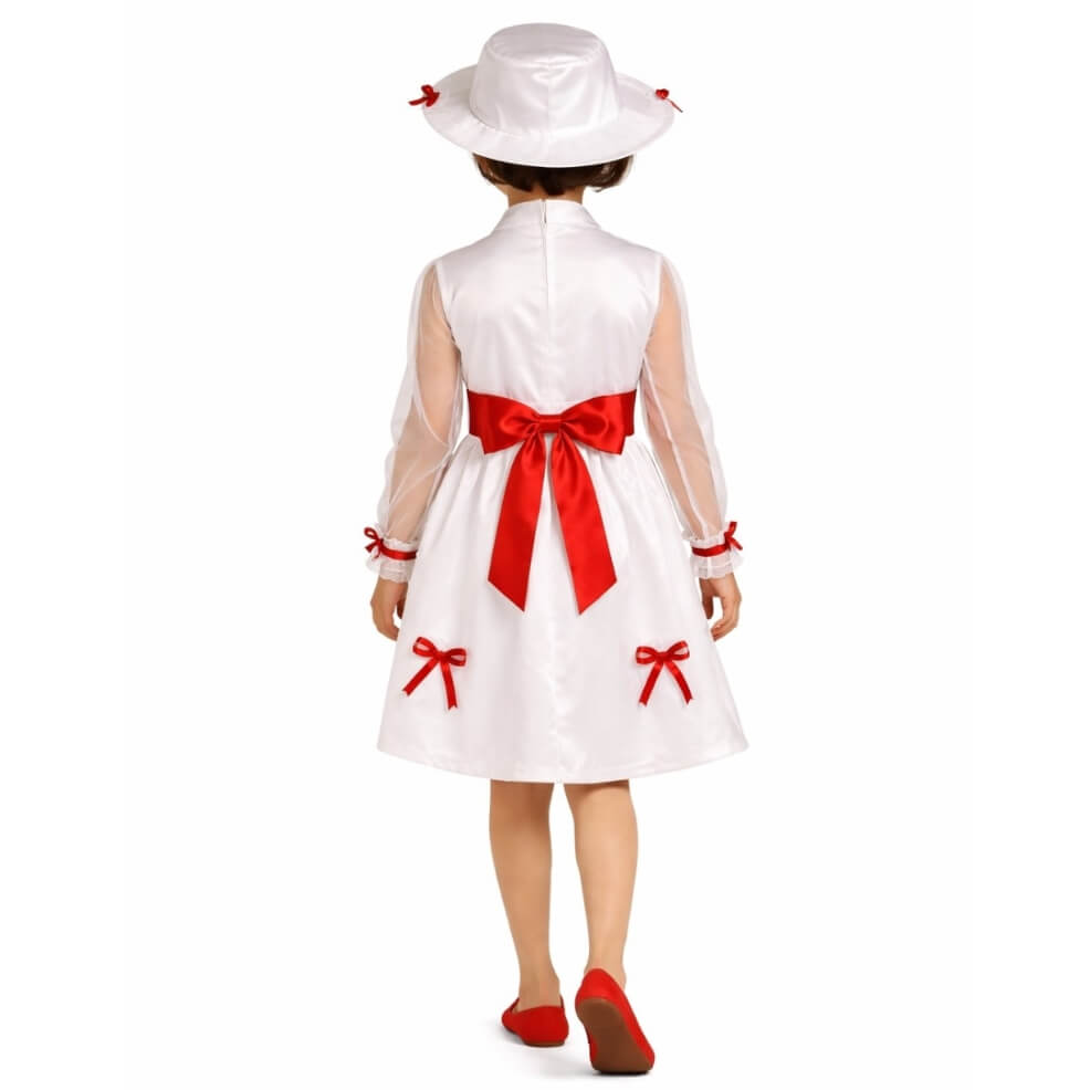Fato de Ama Poppins Mágica para menina