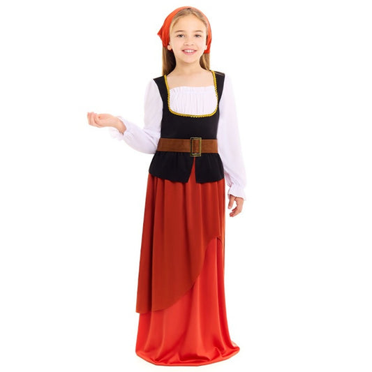 Fato de Taberneira Medieval para menina