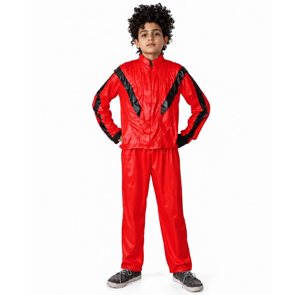 Fato de Michael Jackson Vermelho para criança