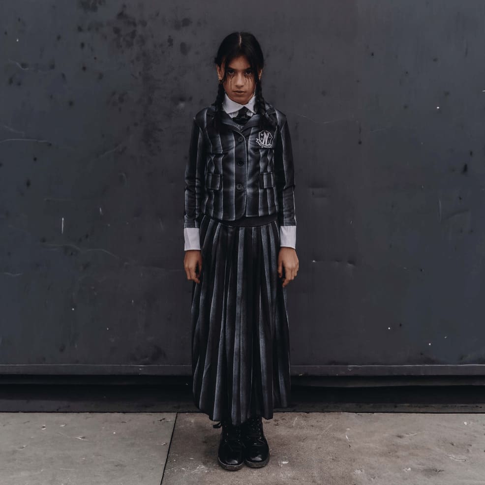 Disfraz Miércoles Addams mujer
