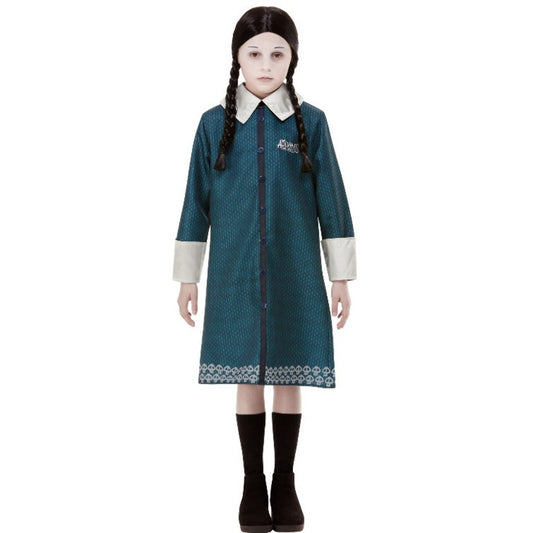 Fato de Wednesday Addams™ com peruca para menina