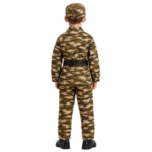 Fato de Militar com Boina para criança