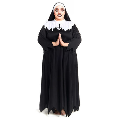 Fato de Freira Zombie Plus para mulher
