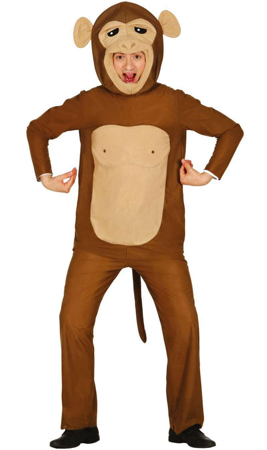 Fato de Macacão de Macaco para adulto