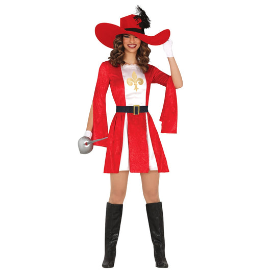 Fato de Mosqueteiro Porthos para mulher