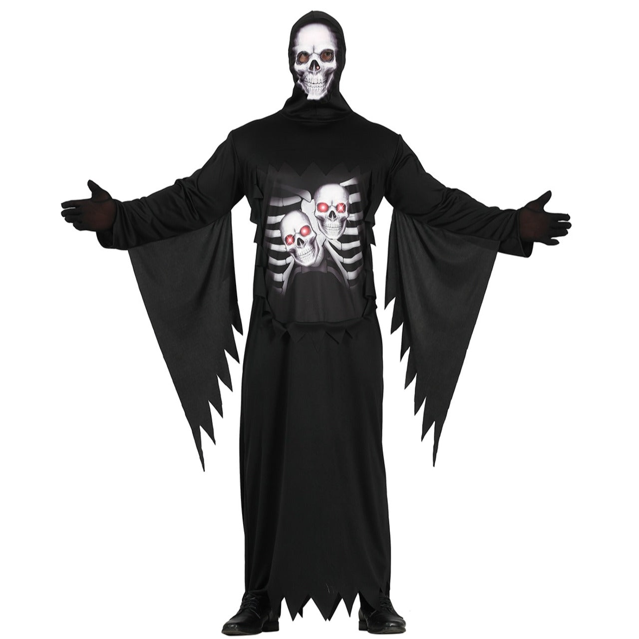 Fato de Morte Esqueleto para adulto