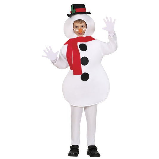 Fato de Boneco de neve Branco infantil