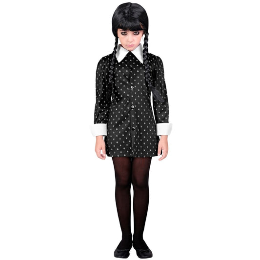 Fato de Menina Misteriosa e Sinistra para menina
