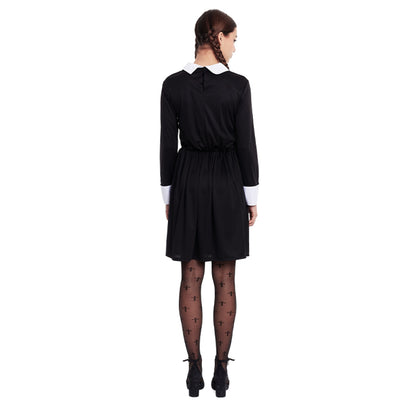 Fato de Menina Sinistra Preto para mulher