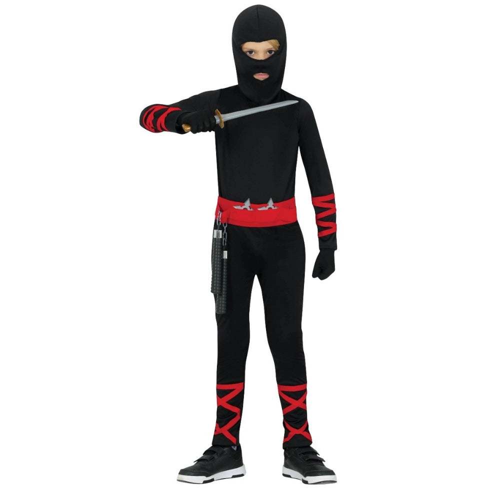 Fato de Ninja com Armas para criança