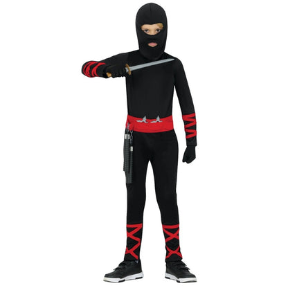 Fato de Ninja com Armas para criança