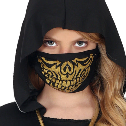 Fato de Ninja Dragão Negro para menina