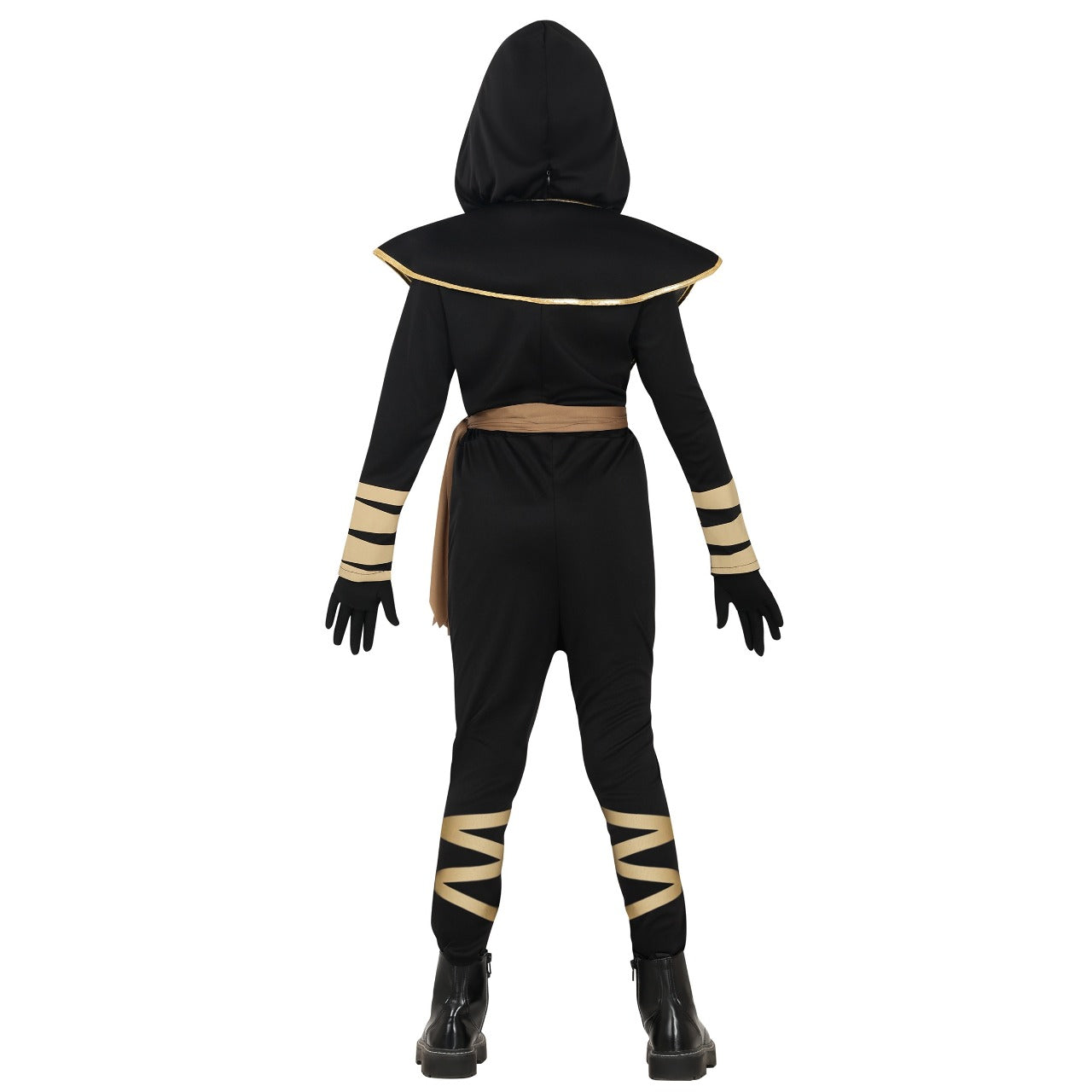 Fato de Ninja Dragão Negro para menina