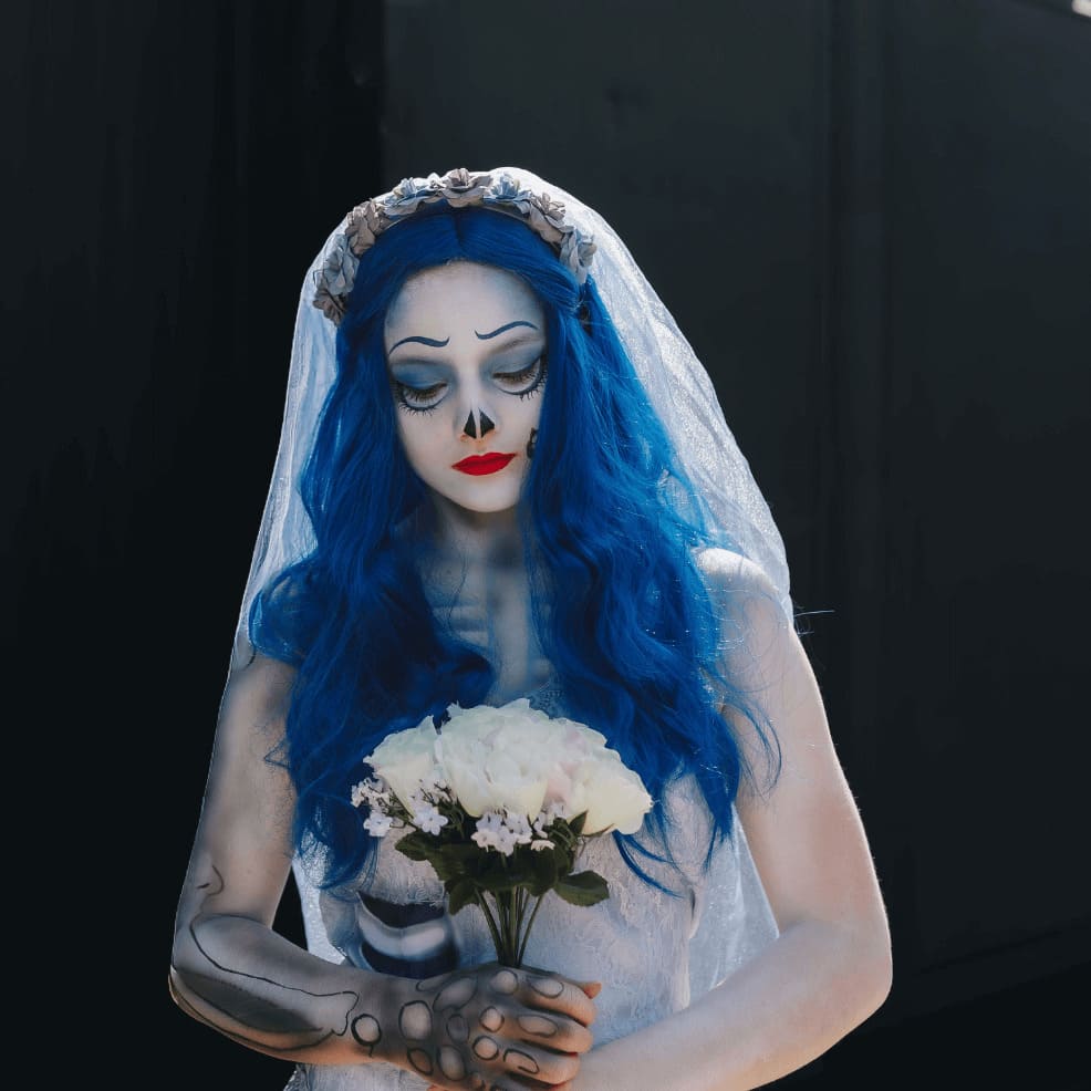 Disfraz novia cadáver adulto