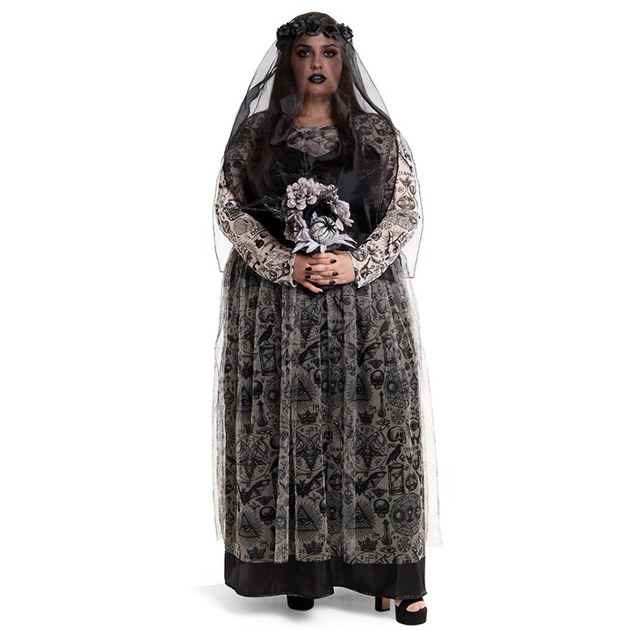 Fato de Noiva Cadáver Plus para mulher 