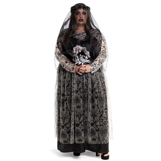 Fato de Noiva Cadáver Plus para mulher 