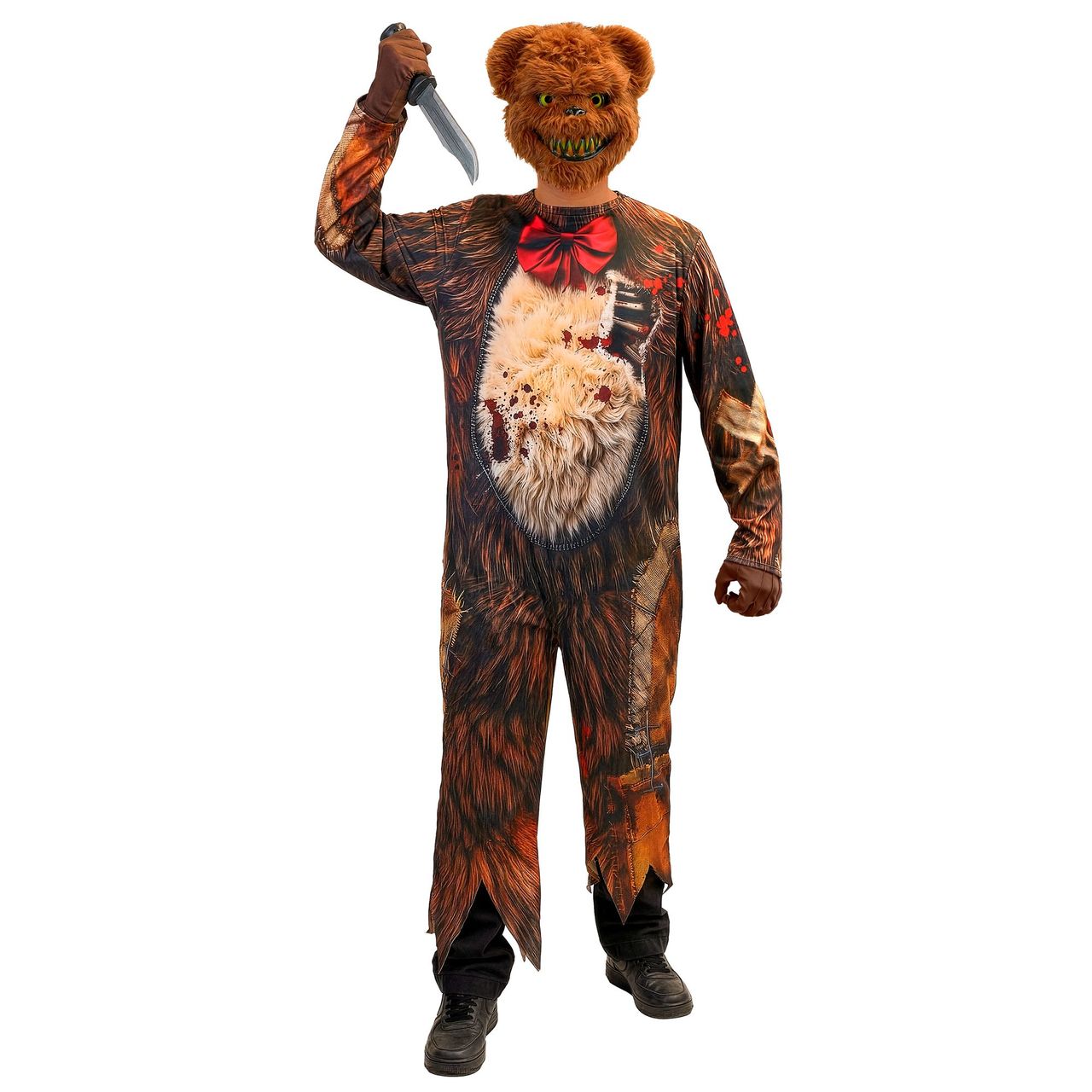 Fato de Urso Assassino Zombie para adulto