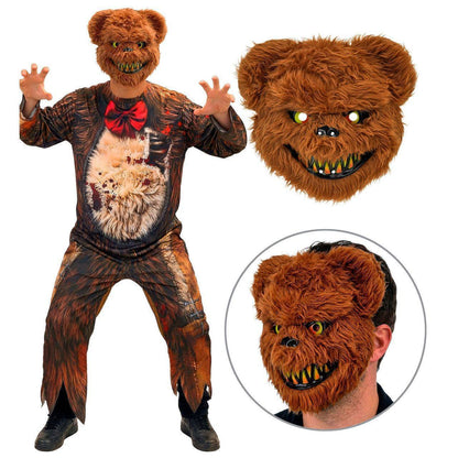 Fato de Urso Assassino Zombie para adulto