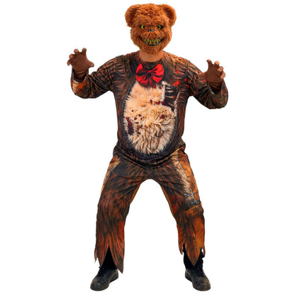 Fato de Urso Assassino Zombie para adulto