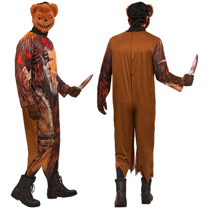Fato de Urso Assassino Zombie para adulto