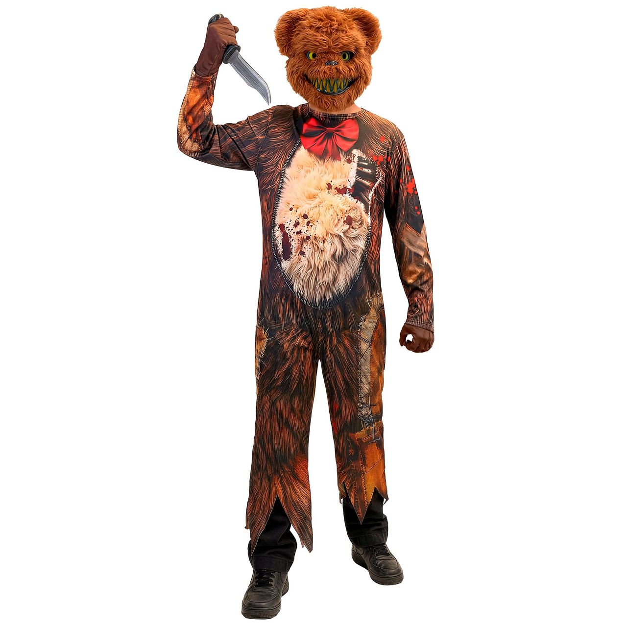 Fato de Urso Assassino Zombie infantil