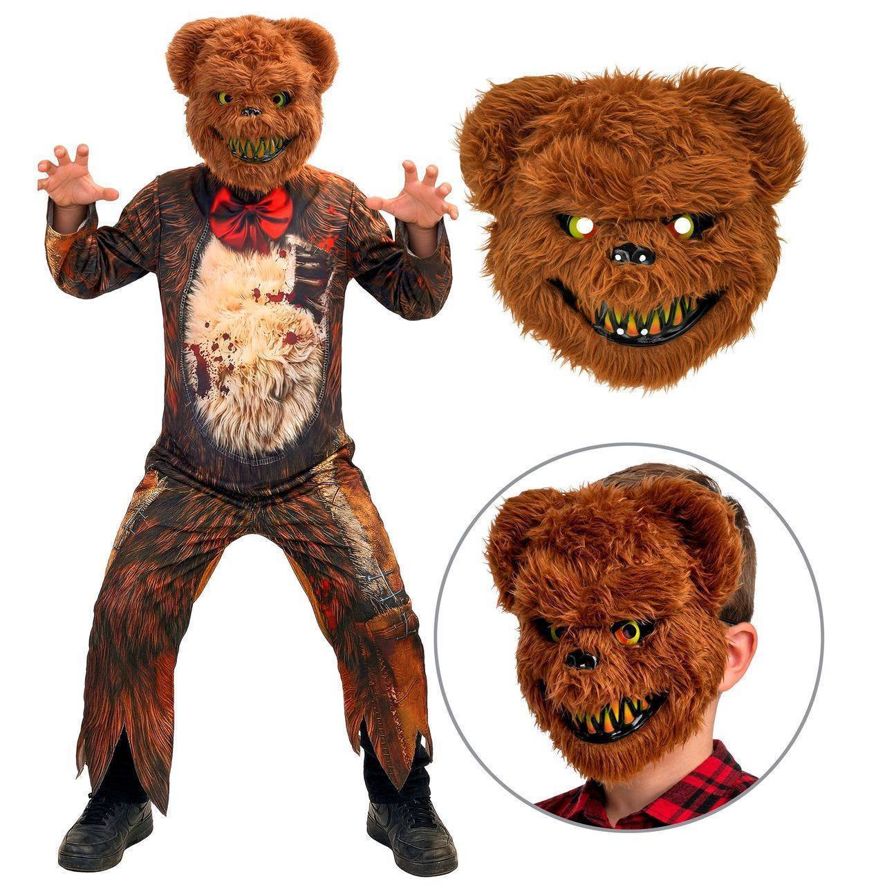 Fato de Urso Assassino Zombie infantil