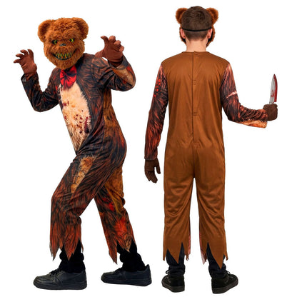 Fato de Urso Assassino Zombie infantil