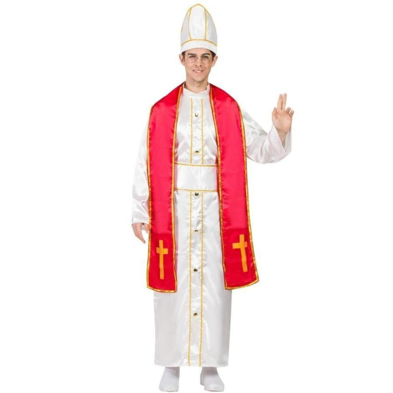 Fato de Papa Leão XIV para adulto