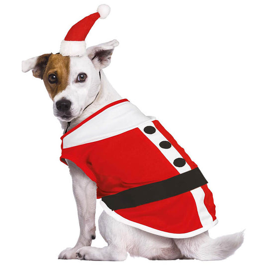 Fato de Pai Natal para animais de estimação