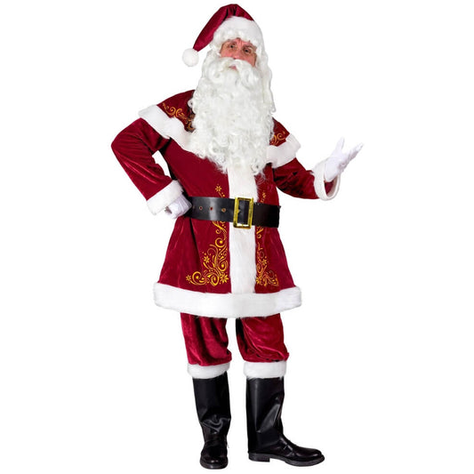 Fato de Pai Natal Refinado para adulto
