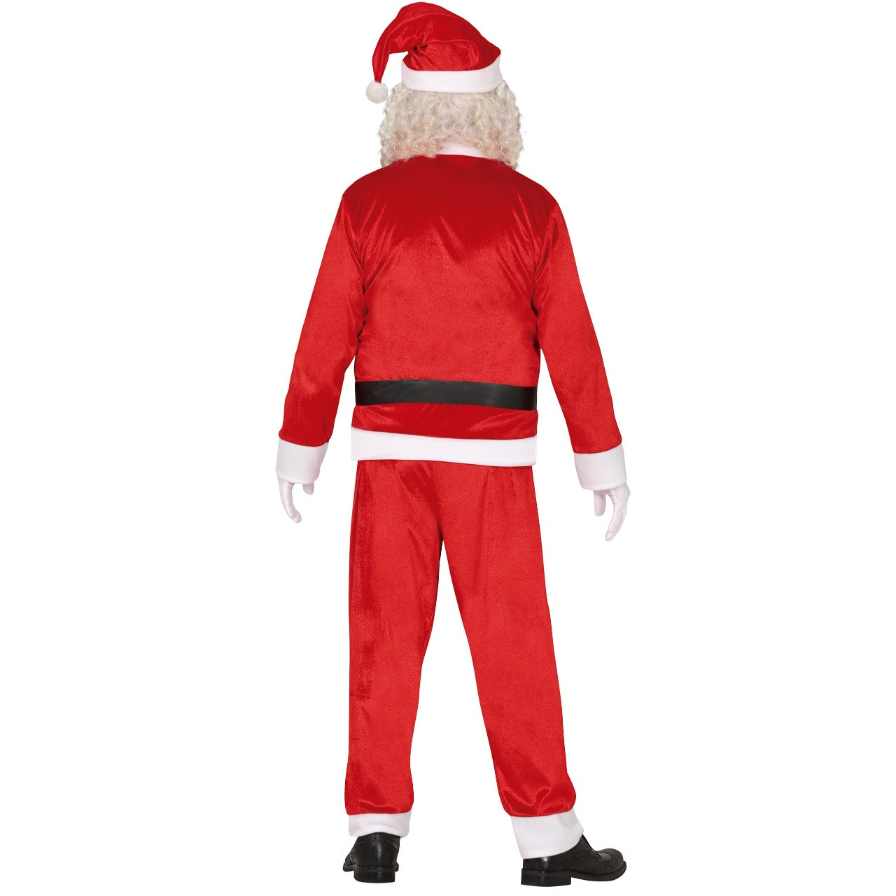 Fato de Papai Noel vermelho para homem