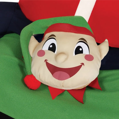 Fato de Pai Natal sobre Elfo para adulto
