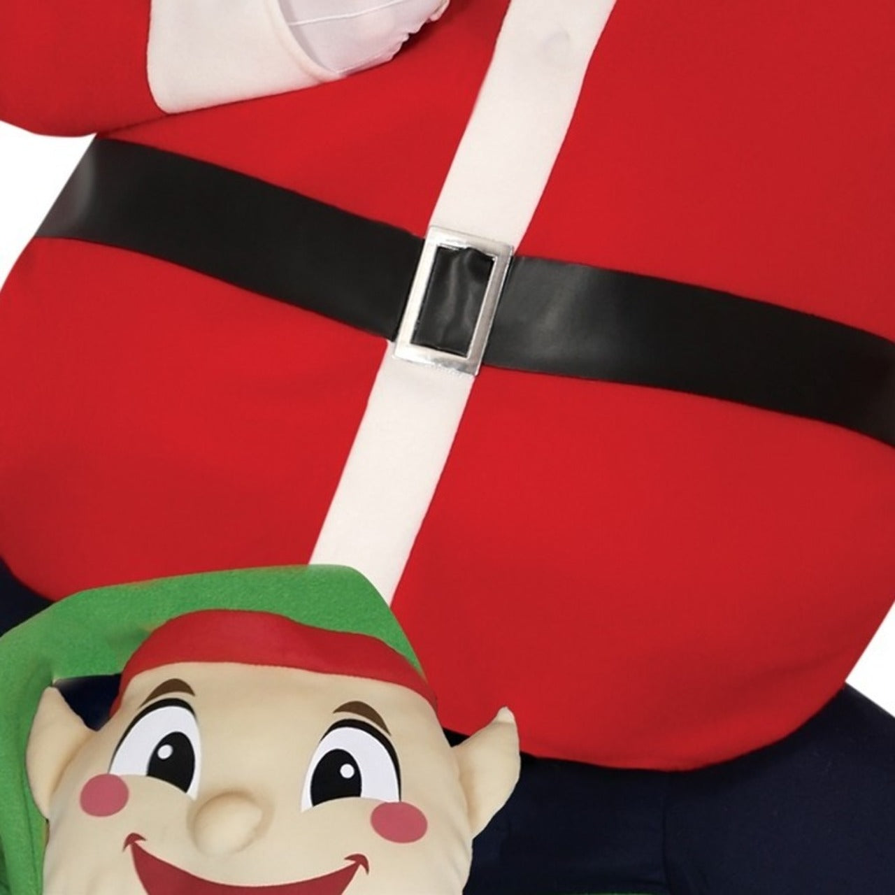 Fato de Pai Natal sobre Elfo para adulto